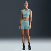 Nike Pro жіноча Dri-FIT Cropped Tank Top колір зелений
