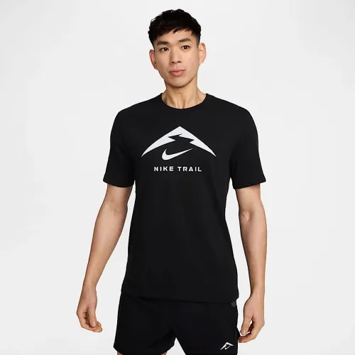 Nike Dri-FIT мужские Trail Running футболка цвет черный