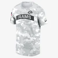 Los Angeles Rams Salute to Service Edge Arch мужские Nike Dri-FIT NFL футболка цвет белый