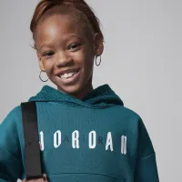 Nike Jordan Soft Touch Mixed Pullover Толстовка с капюшоном Little Kids Толстовка с капюшоном цвет зеленый