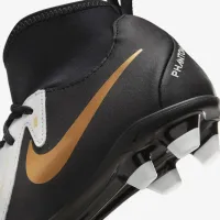 Nike Jr. Phantom Luna 2 Club Little/Big дитячі MG High-Top футбольні бутси колір білий