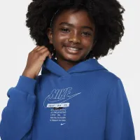 Nike Sportswear Club Big дитячі Pullover Толстовка з капюшоном блакитний