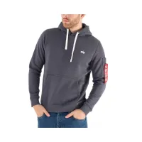 Кофта/футболка Alpha Industries Unisex EMB Hoody 118370136 - Сіра