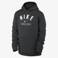 Nike Club Fleece Big детские Track & Field Толстовка с капюшоном цвет черный