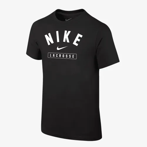 Nike Lacrosse Big детские (для мальчиков) футболка цвет черный