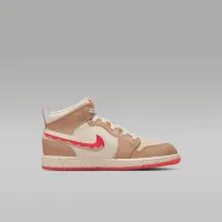 Nike Jordan 1 Mid SE Little дитячі Кросівки колір коричневий