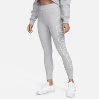 Nike Sportswear Classics женская Graphic С высокой Талией лосины цвет серый