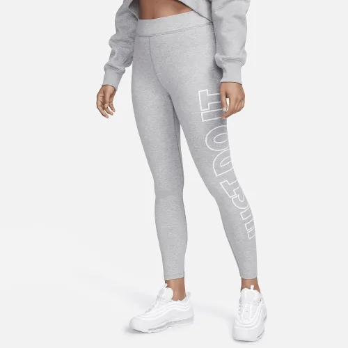 Nike Sportswear Classics жіноча Graphic З високою талією лосіни колір сірий