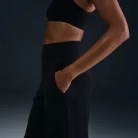 Nike Zenvy жіноча Dri-FIT З високою талією Wide-Leg Pants колір чорний