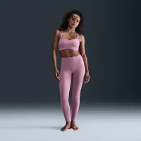 Nike Zenvy Strappy жіноча Light-Support Padded Sports Bra колір фіолетовий