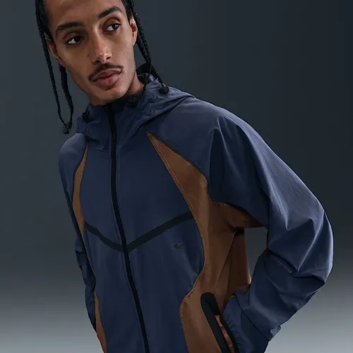 Nike Tech чоловічі Dri-FIT Woven Color-Block Windrunner Loose Куртка блакитний