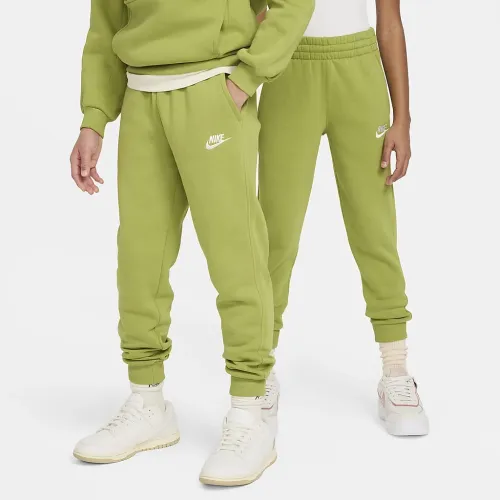 Nike Sportswear Club Fleece Big детские Joggers цвет зеленый