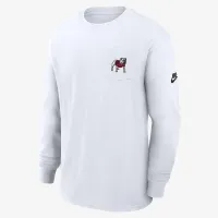 Georgia Bulldogs Legacy Max90 Pocket чоловічі Nike College Long-Sleeve футболка колір білий