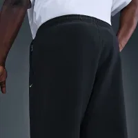Nike Solo Swoosh мужские Cuffed Fleece Pants цвет черный