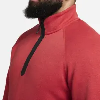 Nike Sportswear Tech Fleece мужские 1/2-Zip свитшот цвет красный