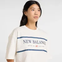 Футболка New Balance WT51910SST - бежевая