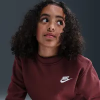 Nike Sportswear Club Fleece Big детские свитшот цвет красный