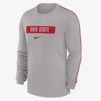 Ohio State Buckeyes Sideline Player чоловічі Nike Dri-FIT College футболка колір сірий