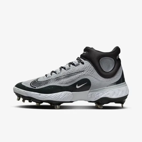 Nike Alpha Huarache Elite 4 Mid мужские бейсбольные бутсы цвет серый