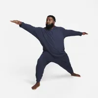 Nike Yoga мужские Dri-FIT Pullover синий