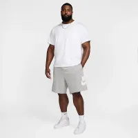 Nike Club чоловічі French Terry Alumni шорти колір сірий