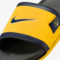 Nike Offcourt (Milwaukee Brewers) Offcourt Slides Yellow