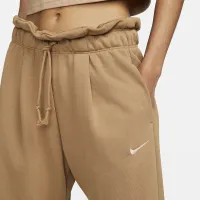 Nike Sportswear Everyday Modern женская С высокой Талией Fleece Open-Hem Pants цвет коричневый