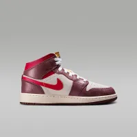 Nike Air Jordan 1 Mid SE Big дитячі Кросівки колір білий