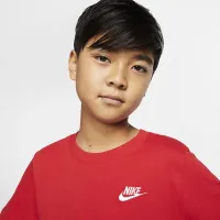 Nike Sportswear Big детские футболка цвет красный