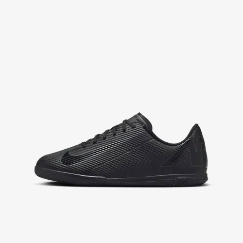Nike Jr. Mercurial Vapor 16 Club Little/Big дитячі IC Low-Top Soccer Кросівки колір чорний