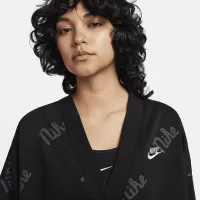 Nike Sportswear Phoenix Fleece женская Over-оверсайз Cardigan цвет черный