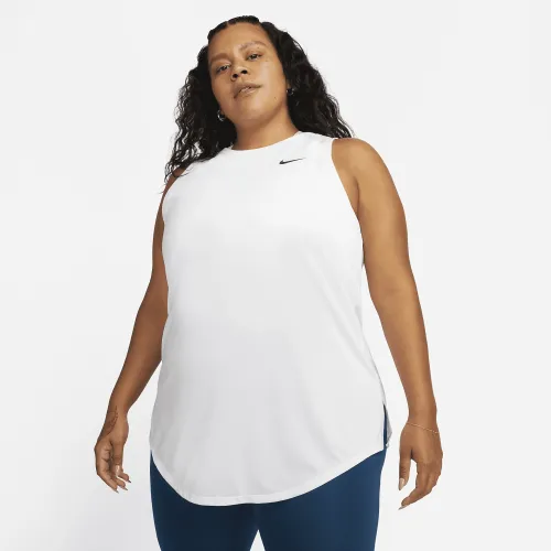 Nike Dri-FIT женская Tank (большие размеры) цвет белый