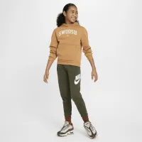 Nike Sportswear Club Fleece Big детские Толстовка с капюшоном цвет коричневый