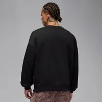 Nike Jordan Brooklyn Fleece чоловічі Crew-neck світшот колір чорний