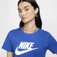 Nike Sportswear Essentials женская Logo футболка синий