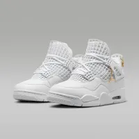 Nike Air Jordan 4 Net женская Кроссовки цвет белый
