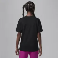 Nike Jordan Big дитячі Push Through Graphic футболка колір чорний
