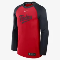 Minnesota Twins Authentic Collection Game Time чоловічі Nike Dri-FIT MLB Pullover Crew колір червоний