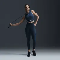 Nike Pro Sculpt жіноча З високою талією 7/8 лосіни з кишенямиблакитний