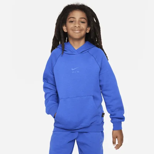 Nike Air Big детские Pullover Толстовка с капюшоном синий