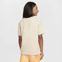 Nike Sportswear Essential Big детские (Girls') футболка цвет коричневый