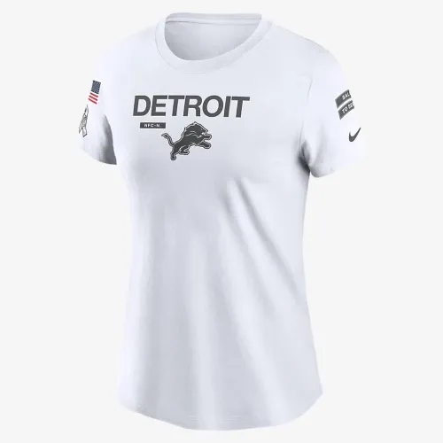 Detroit Lions Salute to Service Legend женская Nike NFL футболка цвет белый