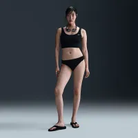 Nike Swim Essential жіноча Hipster Bikini Bottom колір чорний