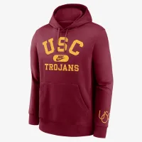 USC Trojans Legacy Club Foundational чоловічі Nike College Pullover Толстовка з капюшоном колір червоний