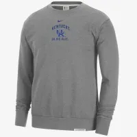 Kentucky Standard Issue мужские Nike College Fleece Crew-Neck свитшот цвет серый