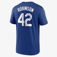 Jackie Robinson Brooklyn Dodgers Legend Home чоловічі Nike Dri-FIT MLB футболка блакитний