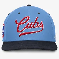 Chicago Cubs Cooperstown Pro мужские Nike Dri-FIT MLB Adjustable Hat синий