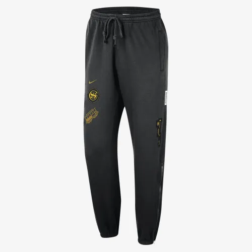Golden State Warriors Standard Issue City Edition чоловічі Nike NBA Courtside Pants колір чорний