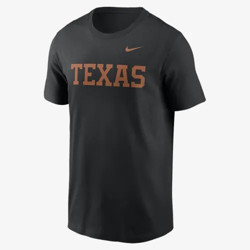 Texas Longhorns Primetime Everколір зелений Wordmark чоловічі Nike College футболка колір чорний