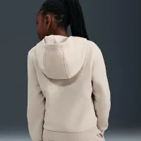 Nike A'ja Wilson Club Fleece Big дитячі Толстовка з капюшоном колір сірий